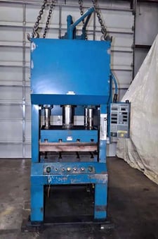 Greenerd #HTC-100, Hydraulic Press, 10" Stroke, 32" x 27" Ram & Bed Size, 21.7" Daylight, 7" Cylinder