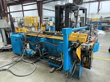 2" Horn #HMT-2STD, Horizontal Hydraulic Tube Bender, 12" max Radius, 6 RPM, 7.5' Tube Length over Mandrel, 10