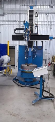Arc Specialties #ARC-05HVTe, Cladding System, 32" Chuck, 6500 lb. Table capacity, 2017