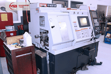 Mazak #QTN-100, CNC Lathe, 21.6" Swing, 6" Chuck, 2" Bar, 2.4" Bore, 11" Cut diameter, 12.1" Machining