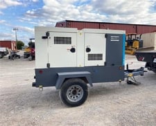 60 KW Atlas Copco #QAS70-ID, Diesel Mobile Generator, Sound Attenuated, T4F Emissions, 70 kVA, 75 HP