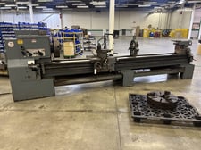 26" x 144" LeBlond #Regal, engine lathe with Newall C80 digital read out, 4-jaw chuck, steady rest, live