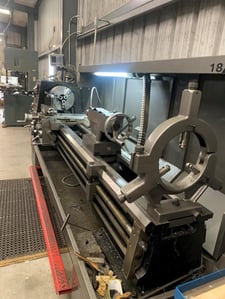18" x 80" Jet Elite #892607, lathe, 11" swing over cross slide, Acu-Rite 303 digital read out, 2019