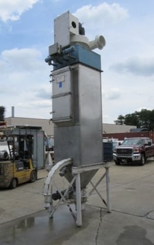 77 sq.ft., Flex Kleen #84BVEC16-III, dust collector, Stainless steel housing, 7.5 HP