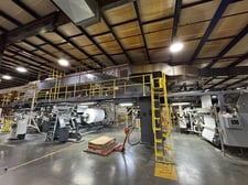 73" Intaroto, paper, board, film & foil coater laminator, 1000 FPM, Eurotherm SSD drive system, Allen Bradley