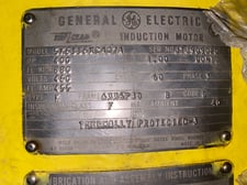 400 HP 880 RPM General Electric, Frame 6336P30, weather protected enclosure type 1, 1.0 service factor, 460