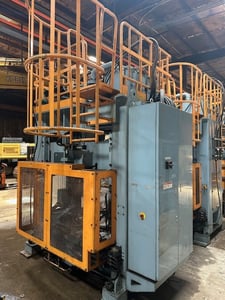 60 Ton, ASAI, straight side hydraulic press, 43" x 57" bed