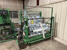 Unwind centerfold with Fife edge guide, Ro-An, 80" unwind stand, (2) 24" rolls, 80" wide centerfolder