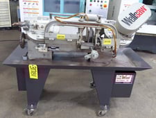6" x 13" Wellsaw #613, horizontal band saw, 3/4" x .035" x 8' 3" blade, 50-250 FPM, 1 HP, 11" diameter