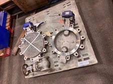 12" Keystone Emerson, Stainless steel butterfly valves (2 available)