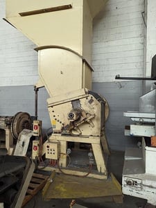 Granulator for metal, Rapid #3250, 250 HP, 50" x 32" opening, 3 fly & 2 bed knives
