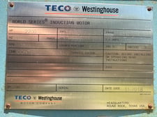 2200 HP 3576 RPM Teco Westinghouse, Frame 4510, weather protected enclosure type 1 or weather protected