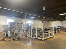 Combi, 2-EZ-SB-15, Case Erector Palletizing Line, 12.83" x 12.62" case, 80 psi, 115 V., w/ Fanuc M-10id12