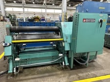48" x 3/8" Bertsch #4R37-04, hydraulic 4-roll bending roll, Bertsch CNC Control, 7" top, 8" pinch, 7" side