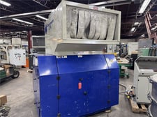 18" x 42" Gloucester #CMG-G1842, granulator, 100 HP, 3-knive open rotor, 2 bed knives, TEFC enclosure, 2004