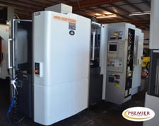 Mori Seiki #NHX-4000, CNC horizontal machining center, M730BM Control, 22" X, 22" Y, 26" Z, 40 automatic tool