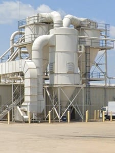 65000 cfm Steelcraft #S10-544-6718, baghouse dust collector