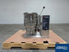 5 gallon Groen #TDB-20, Kettle, Stainless Steel, 20 Quart, jacket 50 psi @300&deg;F, tilt discharge, 2016