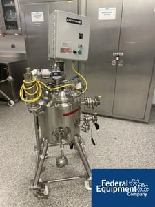 5.3 gallon Precision Stainless Reactor, 316 Stainless Steel, 20 Liter, removable dish top, dish bottom, 45