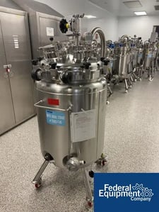 53 gallon Steel Pro Reactor, Stainless Steel, 200 Liter, hinge dish top, dish bottom, 50 psi @302°F, jacket
