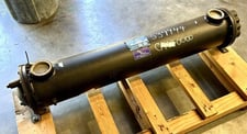 API Basco type 500, heat exchanger size 08048, 8' dia. x 48" long, 300 psi shell, 150 psi tube, unused, 2013