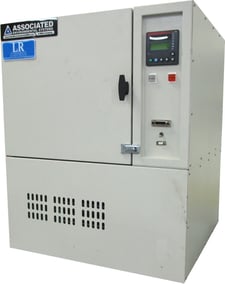 14" width x 13" D x 13" H Associated #LH-1.5, temperature humidity chamber, 0°C to 90°C, Watlow #F4 progr