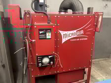 2100 cfm MicroAir #RP2, dust collector, 8" inlet, 5 HP, 460 V., 2010