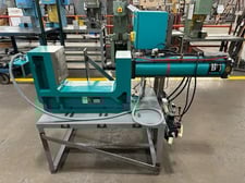 15 Ton, Tox #MCC-15, horizontal press, 1.97"stroke, 6" throat, table model on stand, 2007