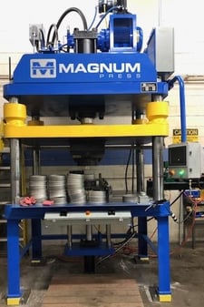 100 Ton, Magnum #M4PS98B/60/60/40/30-40, 60" x 40" bed, 30" daylight, 30" stroke, 1" Shut Height, Allen