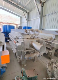 SINO #XMZ50/870, Plate & Frame Filter Press, 1766 sq.ft., filtration, 38x 34.35" filter plates, 2020 (3