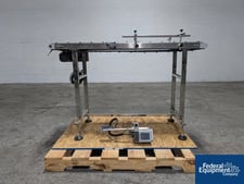 12" wide x 4.6' long, Belt Conveyor, w/ Preza Inkject Coding, EasyJet Control