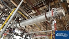 323 sq.ft., 100 psi shell, 100 psi tube, Perry Products #FTSS16-323, Shell & Tube Heat Exchanger, 304