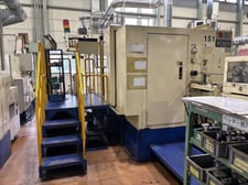 .472" x 5.23" Asahi Sunac #ST-1010, 2 die 2 blow header, 230 PPM, turntable, 2 plane straightener, 2008