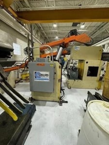 10000 lb. Dallas Industries #DPR-10,000# x 24 / PTR-10,000# x 24, space saver coil feed line, 24" x