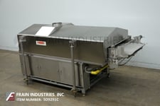 Heat & Control #8-44-Boiler, Stainless steel natural gas fired boiling conveyor, powered hood lift &