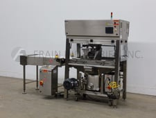 Savage Savage #521648, chocolate enrober with 16" wide x 48" long neophreme product infeed conveyor, 16" wide