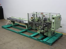 Jones #CMV5, semi automatic, continous motion, vertical tuck cartoner, 40-120 cartons per minute