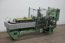Jones #IMV5, semi-automatic, intermittent motion, vertical tuck cartoner, 10-45 cartons per minute