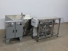 New England #NEZX-60, automatic, Stainless steel, bulk plastic bottle feeder, unscrambler & hopper with