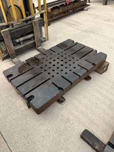 30" L x 50" width x 4.25" H, Bolster Plate