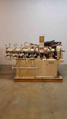 2.5" Bonnot, Single Screw Extruder, 48" long jacketed, 1978
