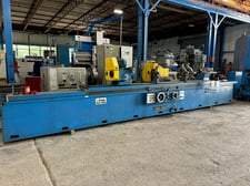 22" x 160" Jarbe #RUA-4000, universal cylindrical grinder, 20" wheel capacity, coolant system, 1981