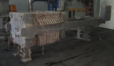 36" Eimco, Shriver #36-12-PP-RP-HS-100-1, 36" x 36" polypro recessed plates, 13 plates, 7.8 cu.ft. cake