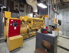 2000 KW Caterpillar #3516B, standby diesel generator, 2500 KVA, 480 Volts, 2000