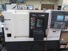 Hyundai Wia #E160A, CNC lathe, 11" diameter, 11.8" length, 10/15 HP, 6k RPM, 6" chuck, Fanuc I Control