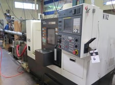 Hyundai Wia #E160A, CNC lathe, 11" diameter, 11.8" length, 10/15 HP, 6k RPM, 6" chuck, Fanuc I Control