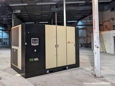 1211 CFM, 145 PSIG, Ingersoll-Rand #RS185I-A145, Rotary Screw Air Compressor Package, 260 HP, 1792 RPM, 575