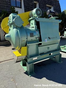 Insta-Pro #2000, continuous expeller press, oil, 7.2:1 ratio, vertical screw feed, belt driven drive