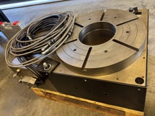 17.7" Haas #HRT450, 4th Axis Rotary Table, 850 lb. Platter capacity, 400 ft-lb Torque, 7.5" Through-Hole