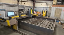 Shop Sabre #3000, CNC Plasma Cutter, w/Controller & Torch, 2" Cut capacity, 11' x 11' Water Table, 200 Amps